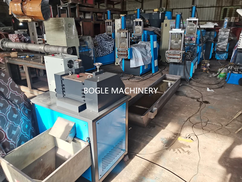 Double Stages Water Cooling HDPE/LDPE/PE/PP Granulator Polythene Film Granulation Waste Plastic Bag Film Recycling Pelletizer Plastic Film Pelletizing Machine