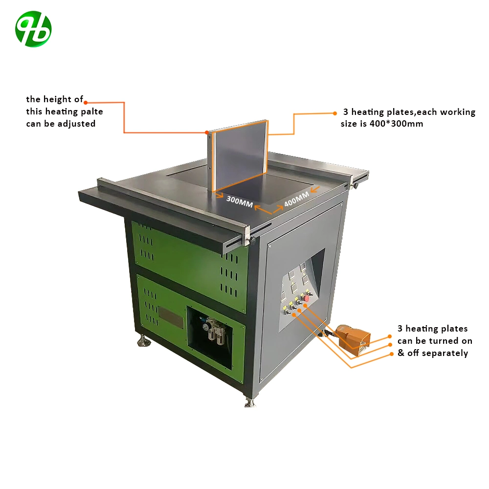 EPE Foam to EPE Foam Insert Foam Case Tool Foam End Cap Portable Hot Plate Welding Machine