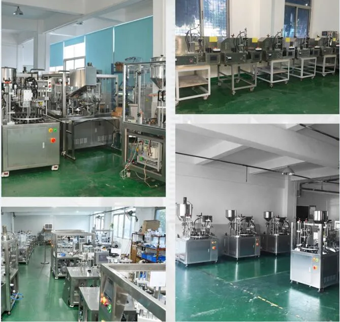 Automatic Tube Filling Machines Cosmetic Pharmacutical Adhesive Products Tube Fill Seal Machines