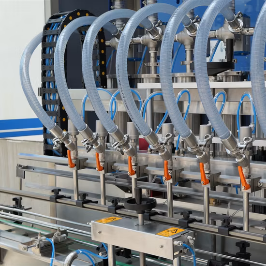 Riempimento automatico di liquidi e tappatura di bottiglie Etichettatura Sigillatura Imballaggio in linea retta Confezionatrice per shampoo / Collirio / Tubo per raccolta sangue / Succo